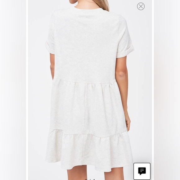 NWOT En Saison Cotton Babydoll Dress - Picture 5 of 7